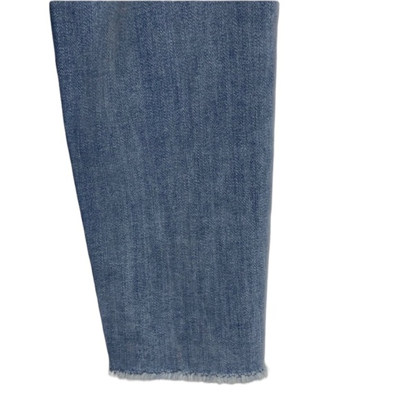 - NWT DL1961 Light Blue High Rise Farrow Skinny Jeans Metallic Dot Accents - Picture 12 of 13